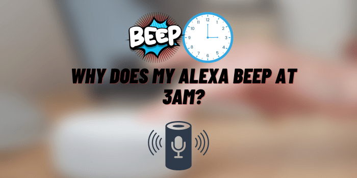 Why Does My Alexa Beep at 3am?