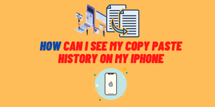 how can i see my copy paste history iphone