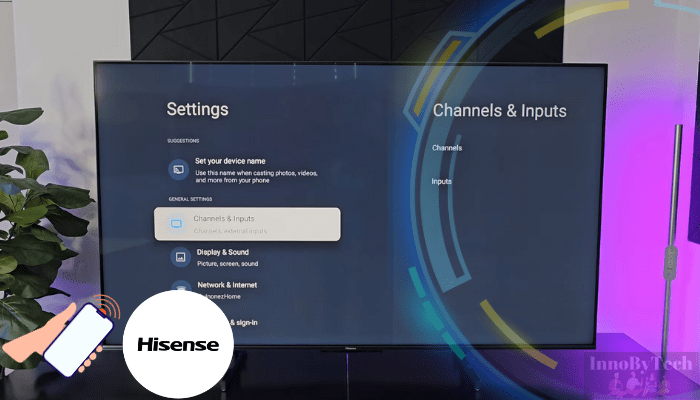 how to use hisense tv without remote