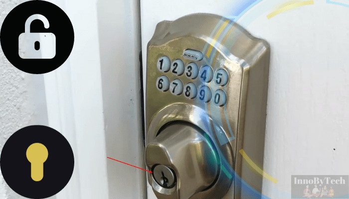 how to unlock schlage keypad lock with dead battery