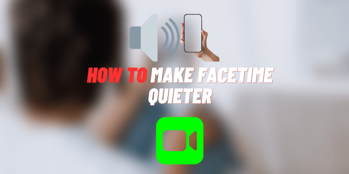 How to Make FaceTime Quieter