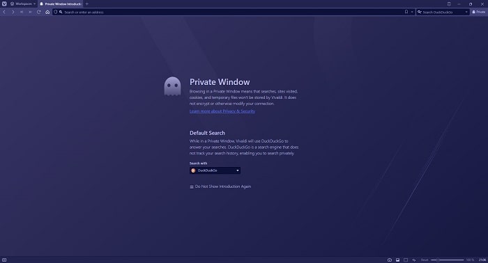how to use a private browser window