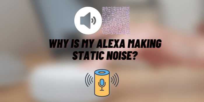 Why Is My Alexa Making Static Noise?