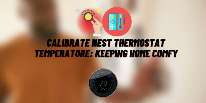calibrate nest thermostat temperature