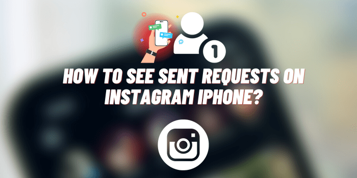 how to see sent requests on instagram iphone